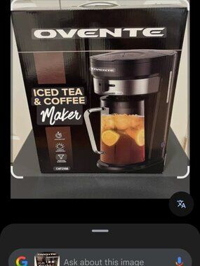Ovente Iced Tea & Coffee  Maker